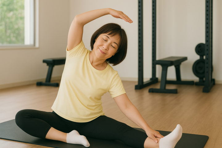 寝る前5分で腰痛対策！羽村市K-styleが教える簡単ストレッチで健康習慣をスタートの画像